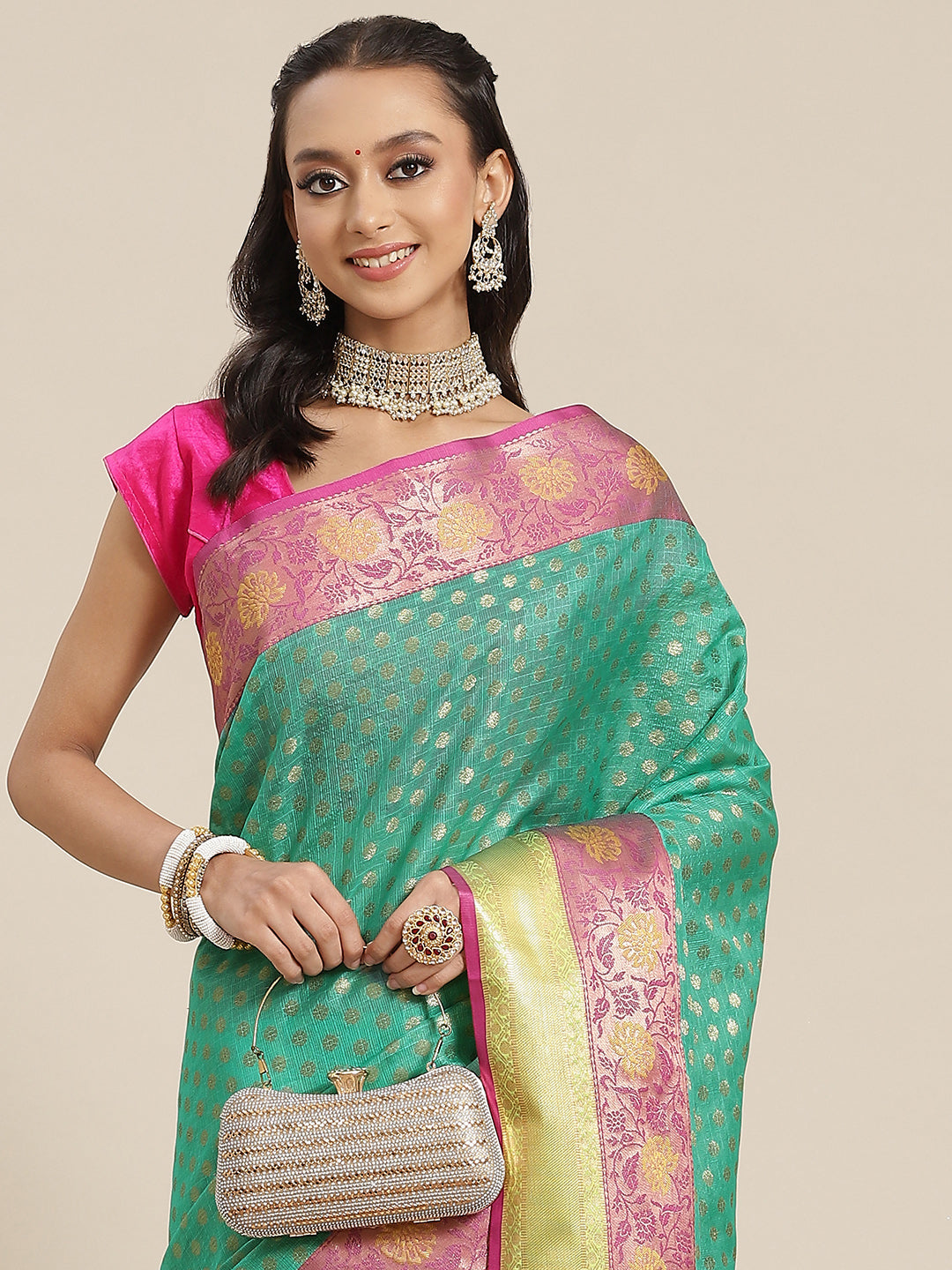 Women's Banarasi Designer Art Silk Saree