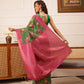 Floral Printed Crepe Saree