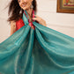 Floral Printed Crepe Saree