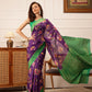 Floral Printed Crepe Saree
