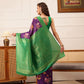Floral Printed Crepe Saree