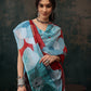 Floral Chanderi Polyester Silk Saree