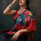 Floral Chanderi Polyester Silk Saree
