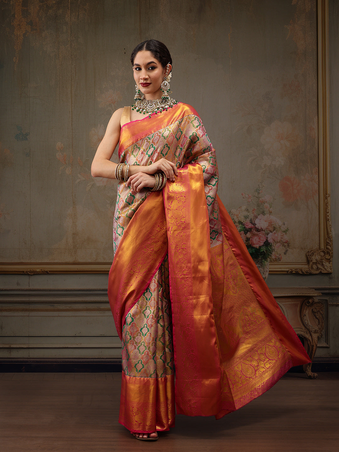 Heavy Pure Silk Woven Banarasi Saree