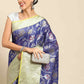 Brocade Soft Silk Zari Woven Saree