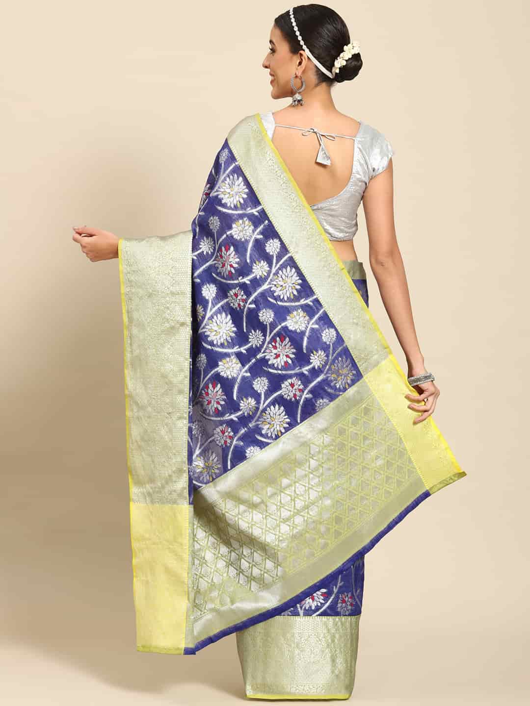 Brocade Soft Silk Zari Woven Saree