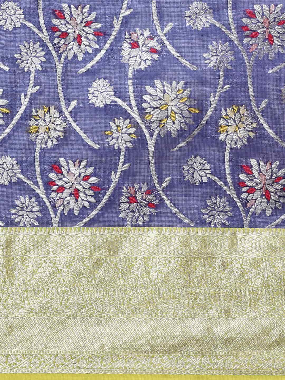 Brocade Soft Silk Zari Woven Saree