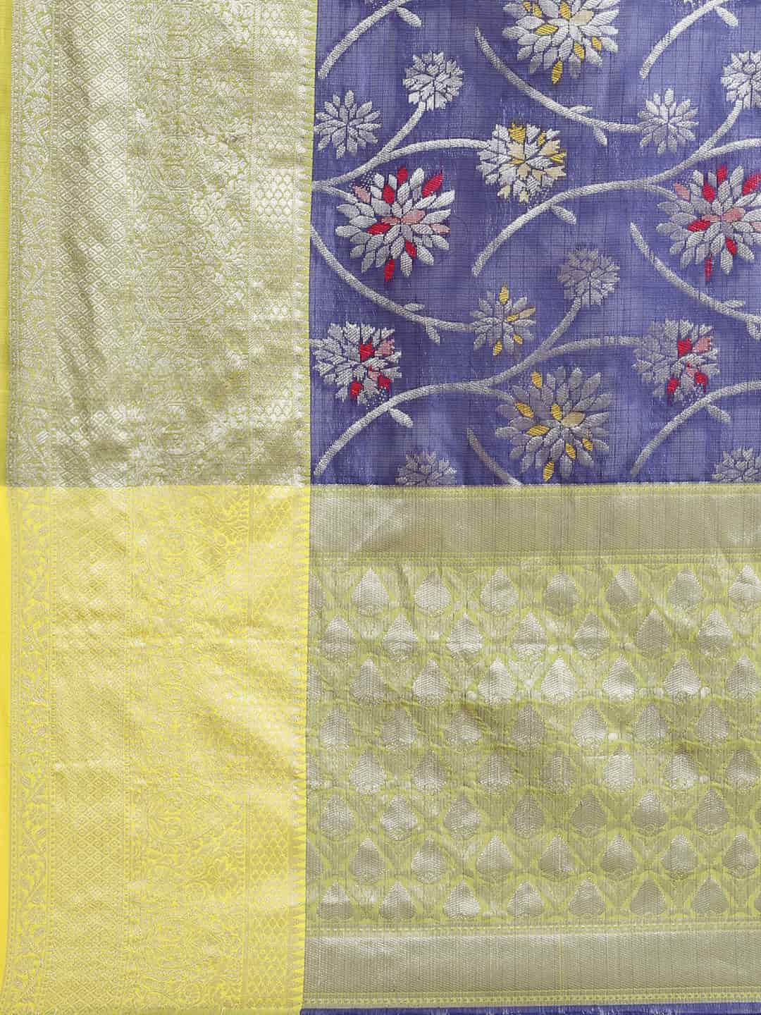 Brocade Soft Silk Zari Woven Saree