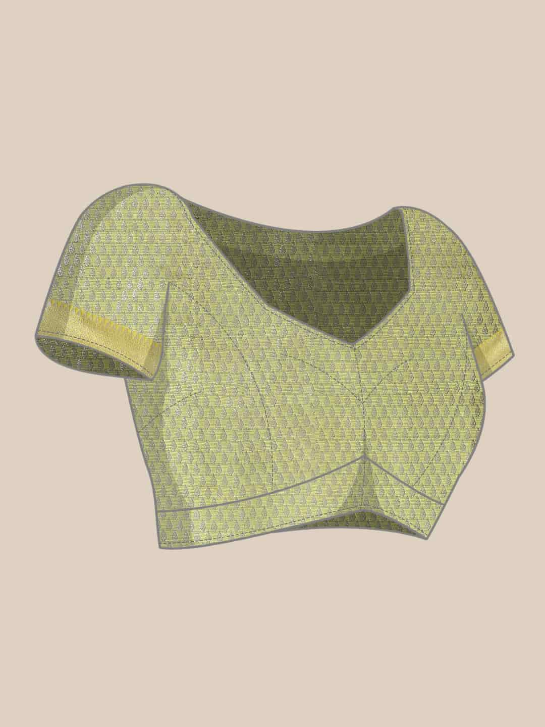 Brocade Soft Silk Zari Woven Saree