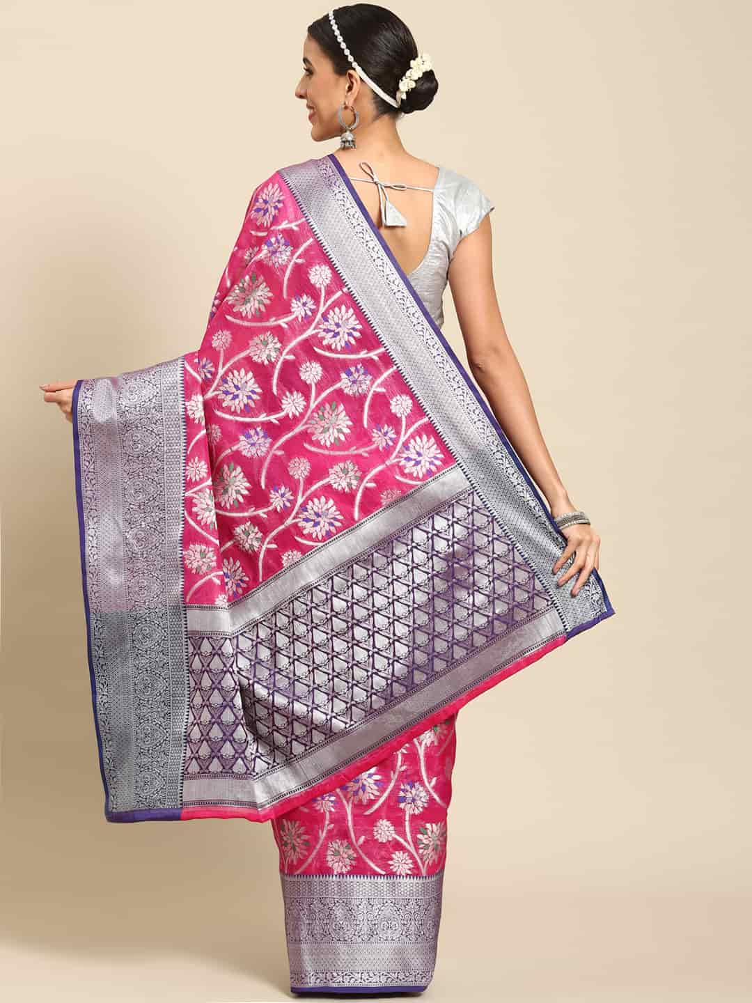 Brocade Soft Silk Zari Woven Saree