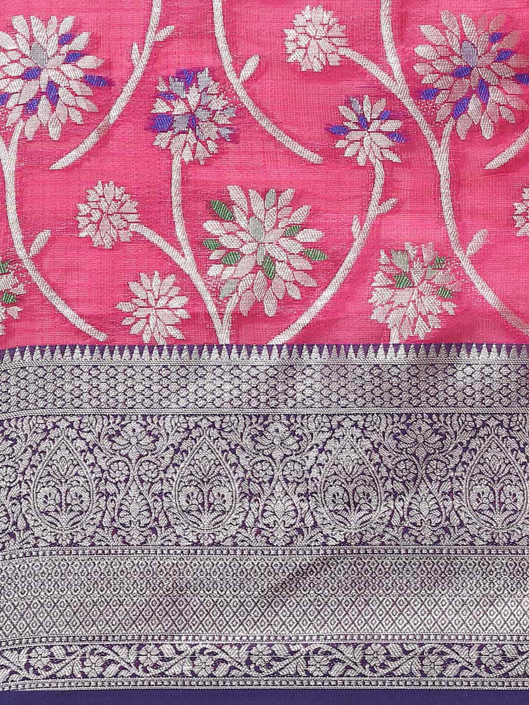 Brocade Soft Silk Zari Woven Saree