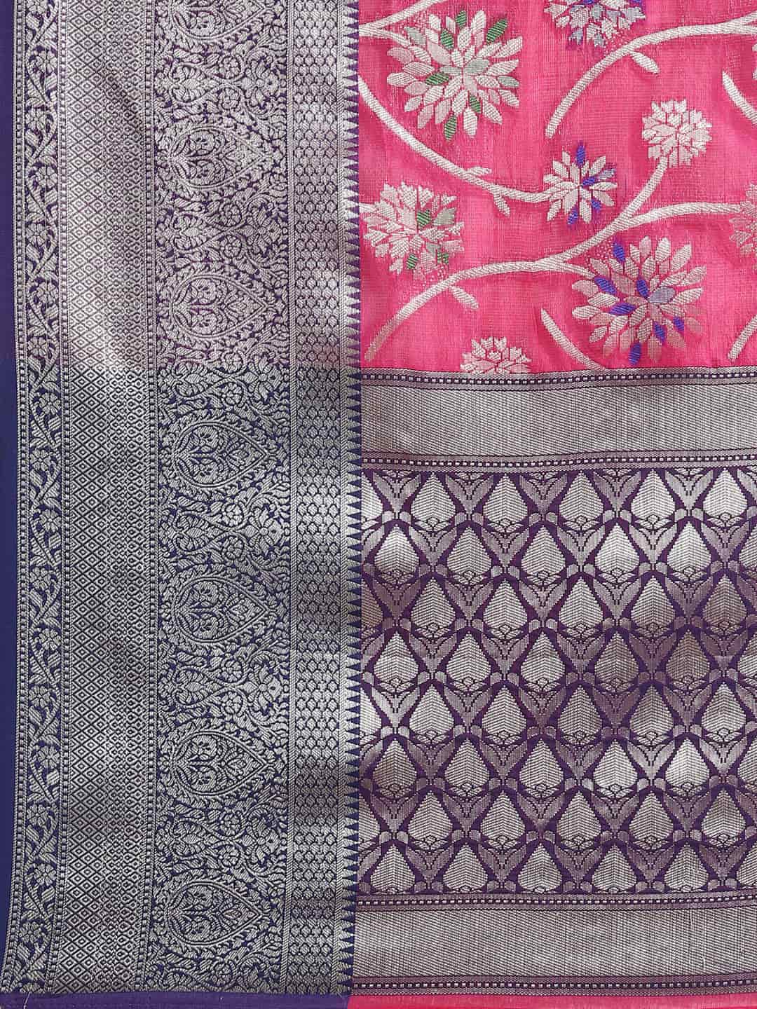 Brocade Soft Silk Zari Woven Saree