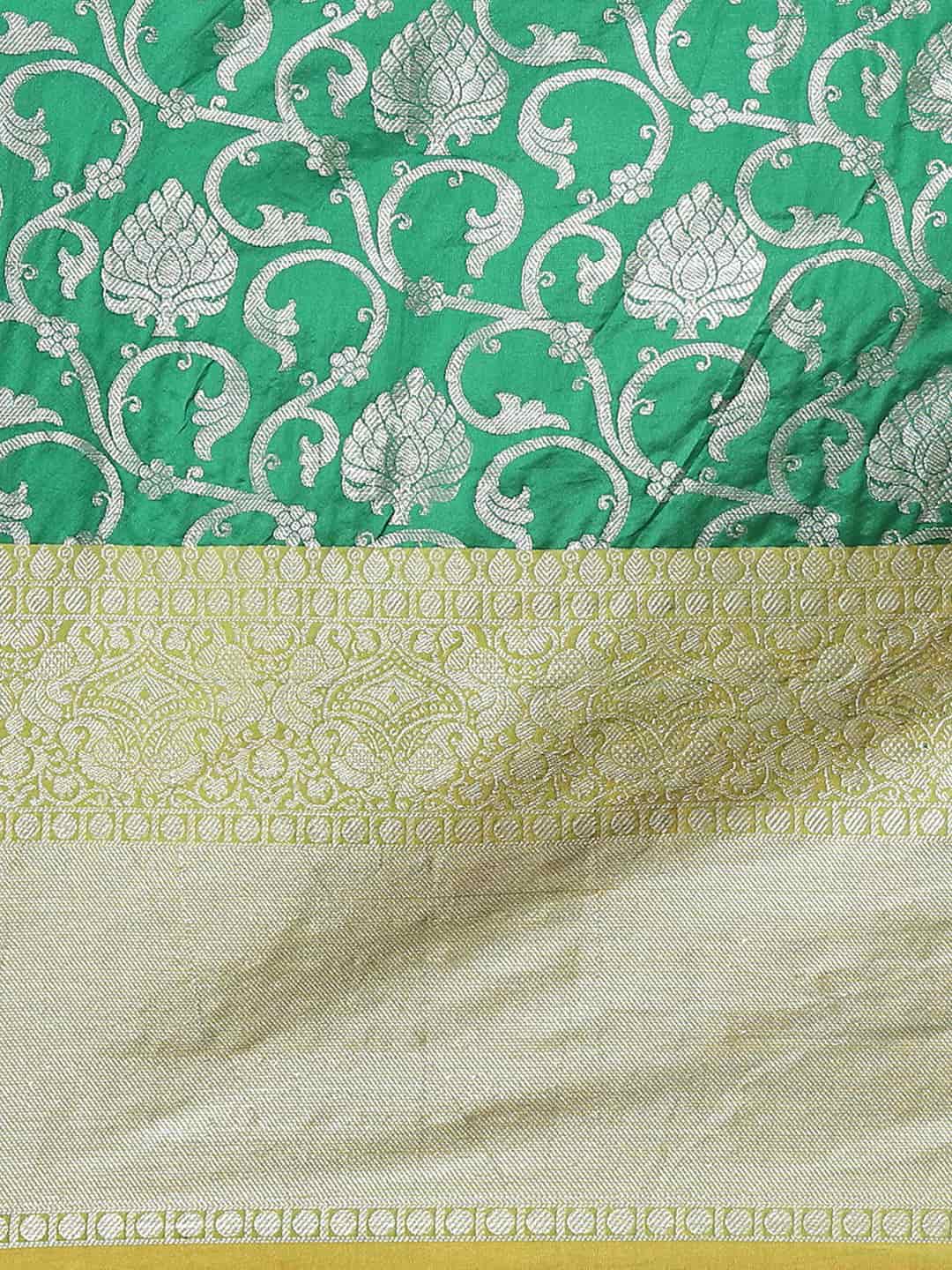 Brocade Soft Silk Zari Woven Saree