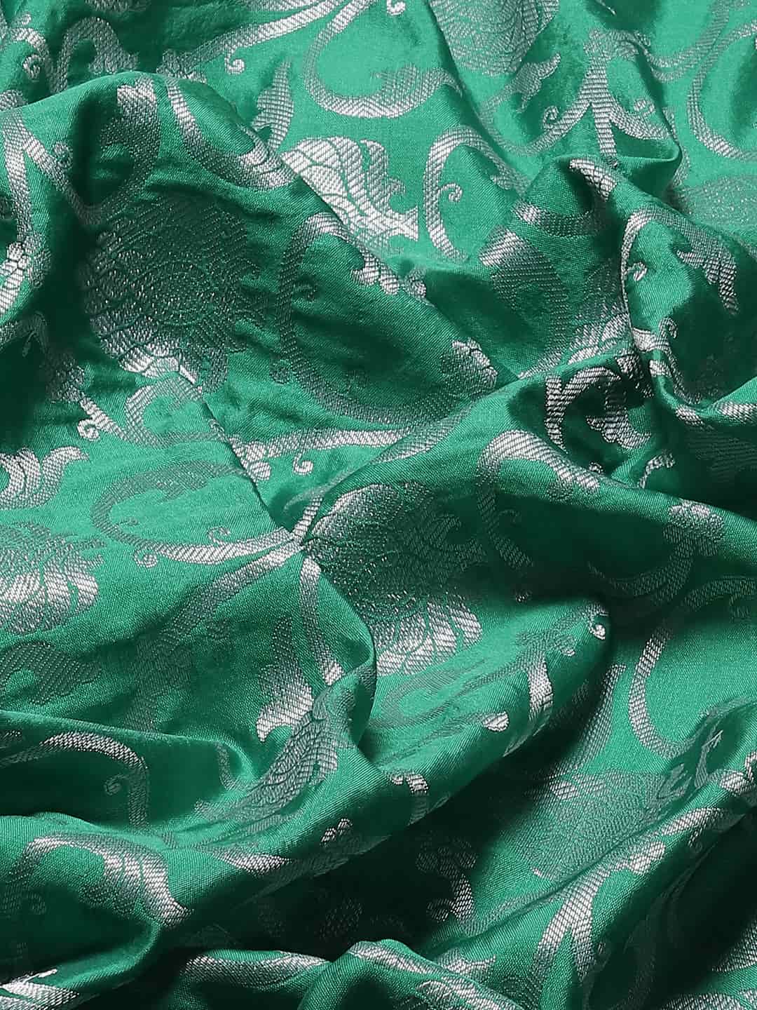 Brocade Soft Silk Zari Woven Saree