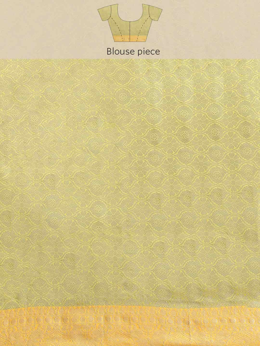 Brocade Soft Silk Zari Woven Saree