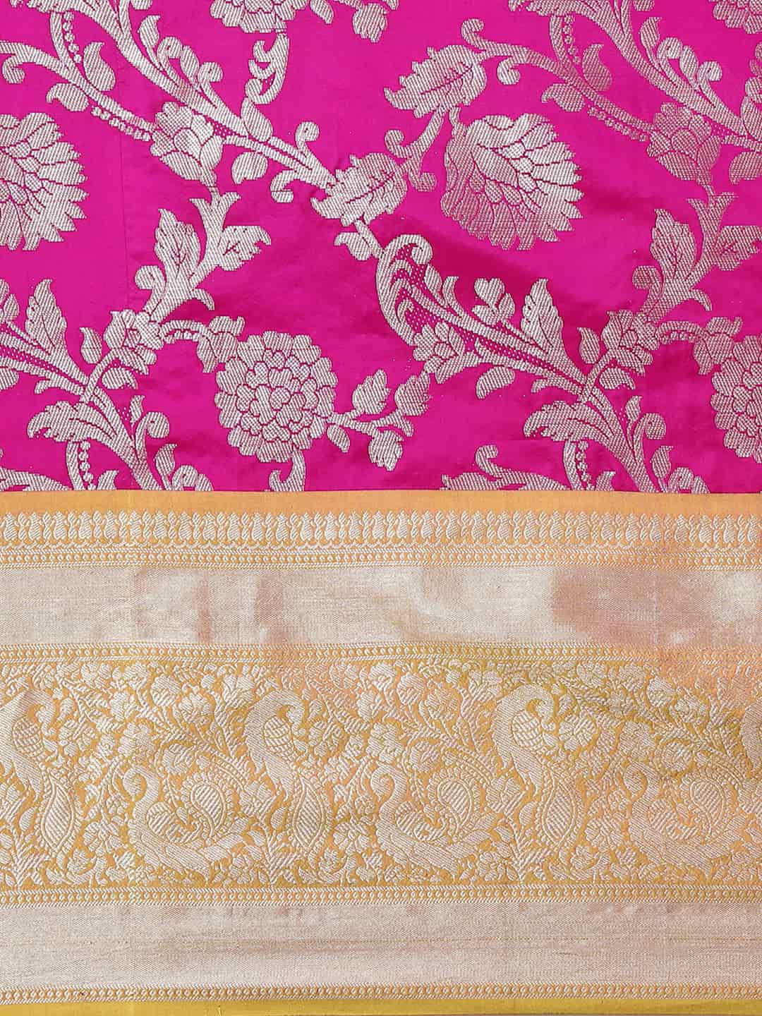 Brocade Soft Silk Zari Woven Saree