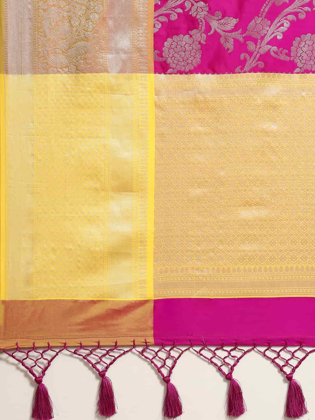 Brocade Soft Silk Zari Woven Saree