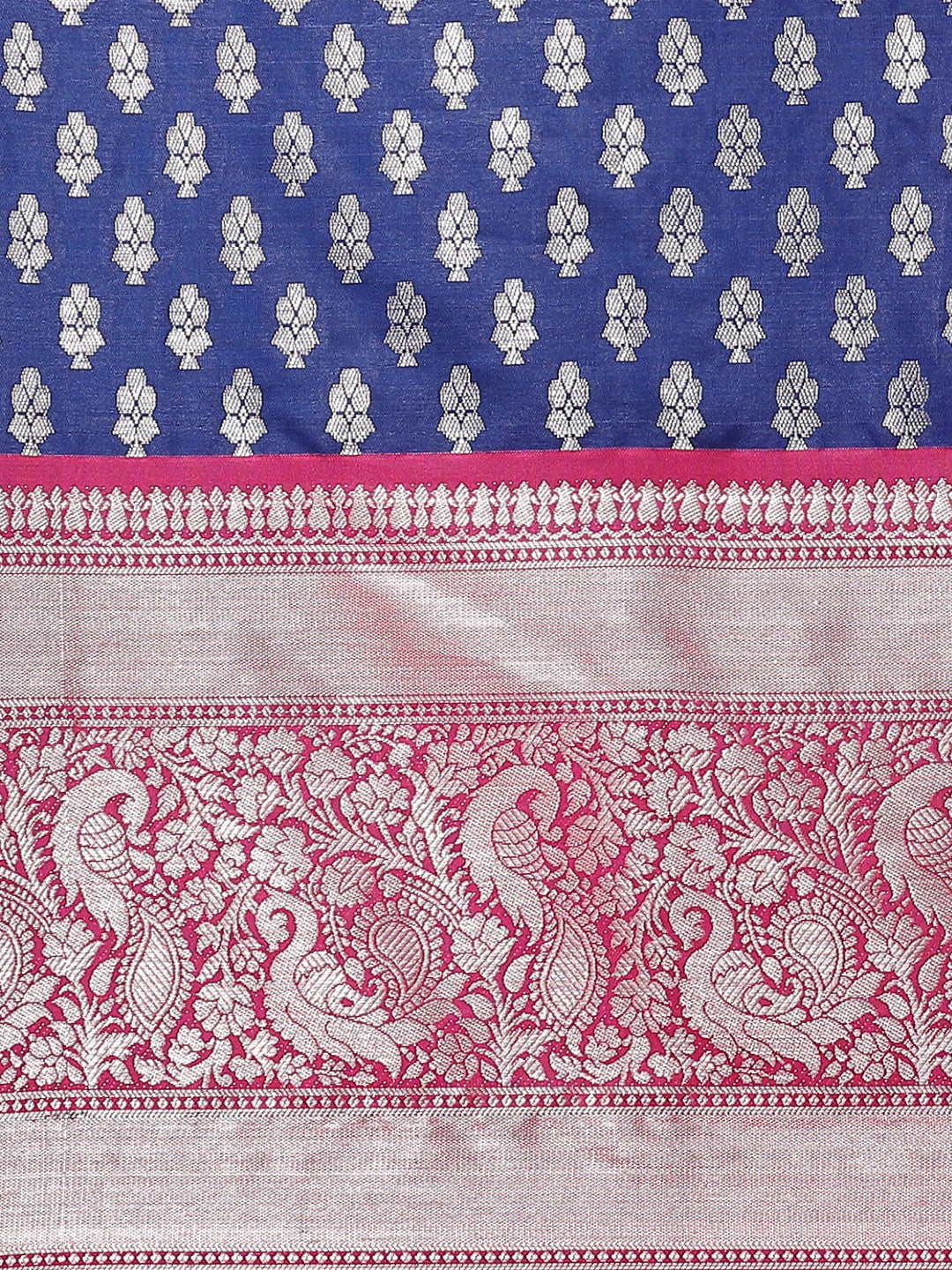 Ethnic Motifs Kanjeewaram Art Silk Saree