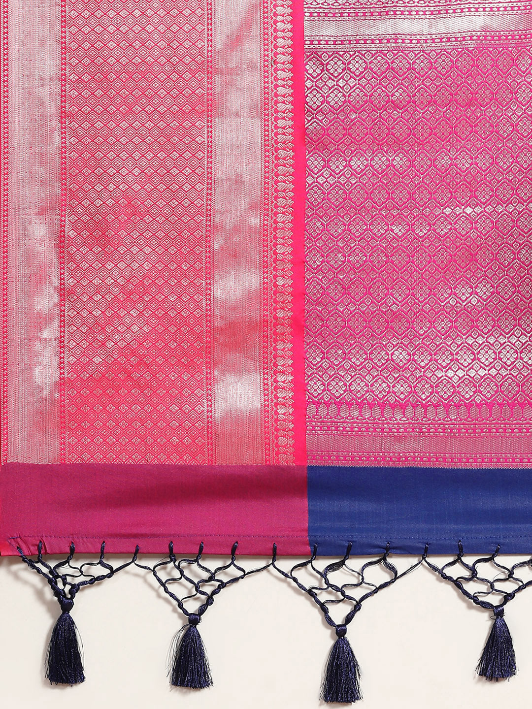 Ethnic Motifs Kanjeewaram Art Silk Saree