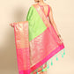 Ethnic Motifs Kanjeewaram Art Silk Saree