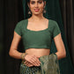 Kanchipuram Soft Silk Zari Woven Striped Saree