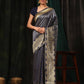 Kanchipuram Soft Silk Zari Woven Striped Saree