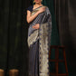 Kanchipuram Soft Silk Zari Woven Striped Saree