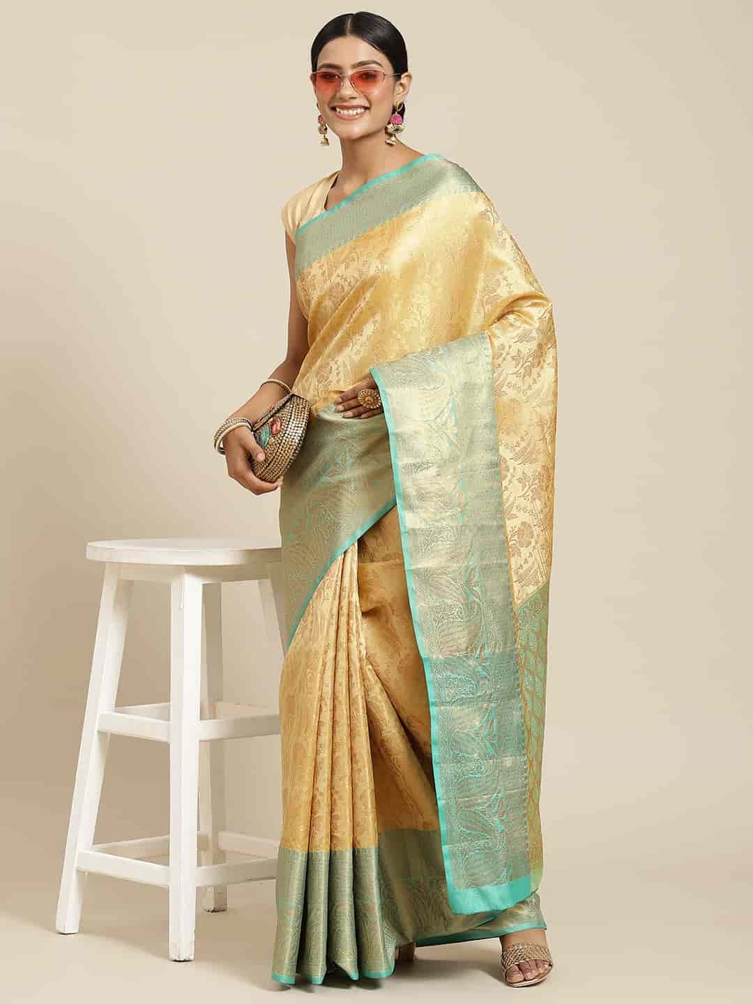 Women's Zari Woven Designer Silk Saree