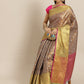 Pure Banarasi Silk Saree With Unstiched Blouse Piece
