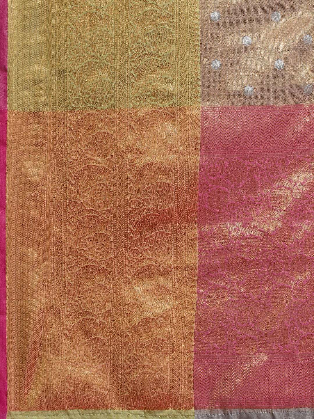 Pure Banarasi Silk Saree With Unstiched Blouse Piece
