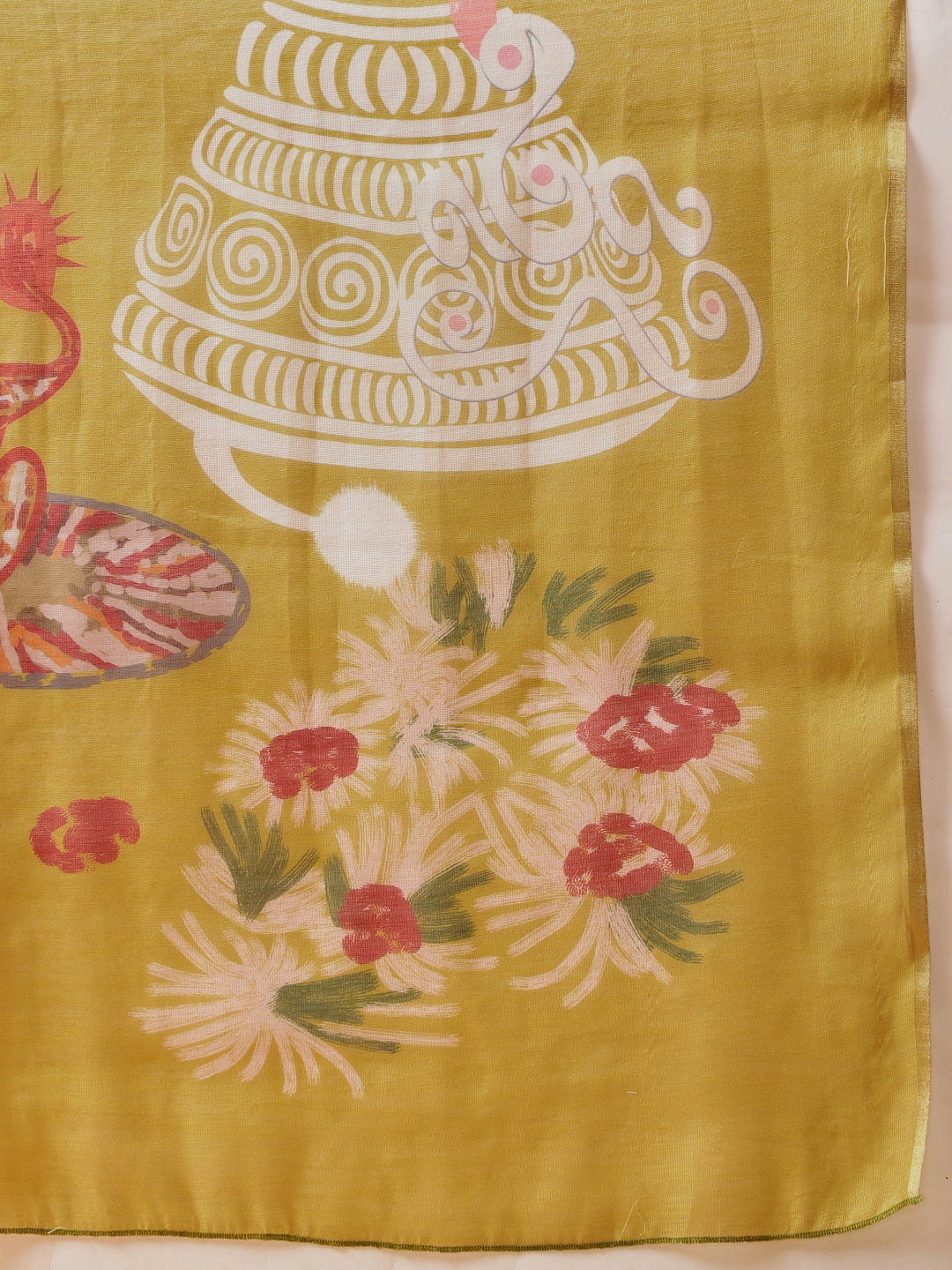 Women's Cotton Silk Digital Printed Saree