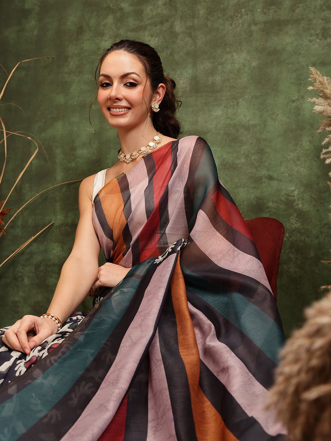 Women's Cotton Silk Digital Printed Saree
