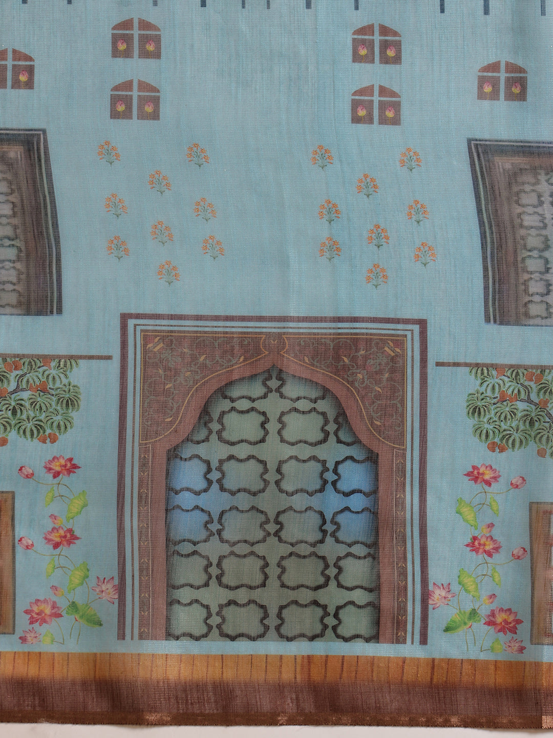 Women's Cotton Silk Digital Printed Saree