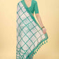 Chanderi Tie And Dye Digital Printed Saree