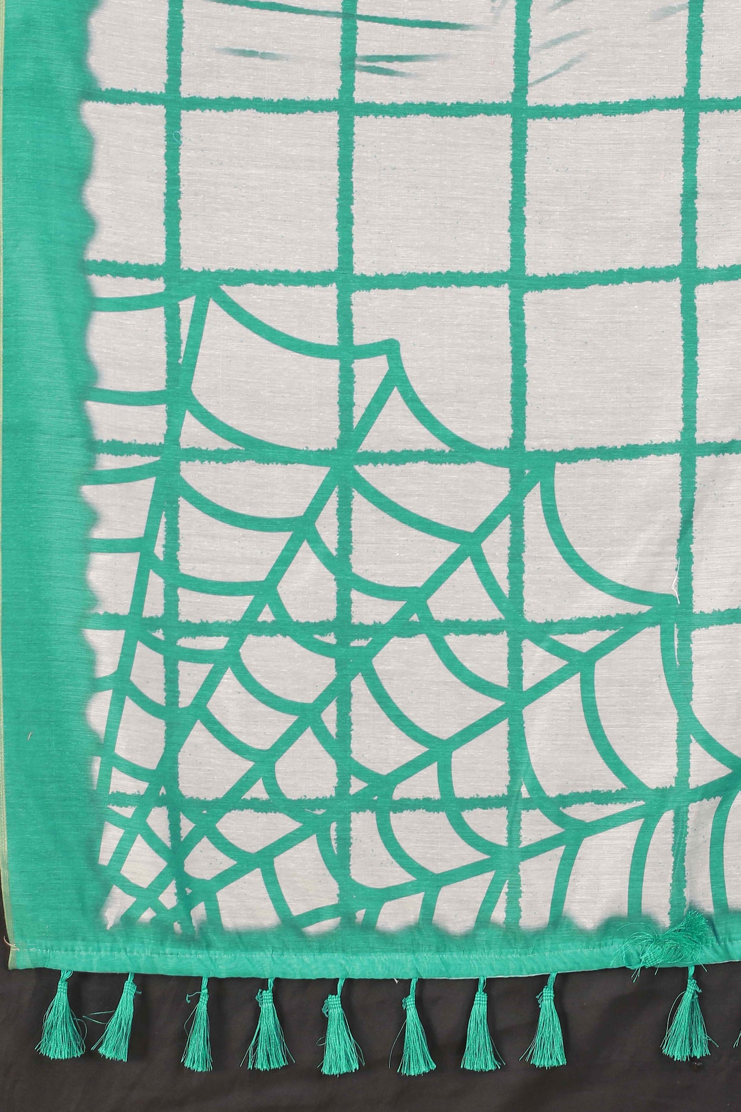 Chanderi Tie And Dye Digital Printed Saree