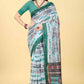 Chanderi Tie And Dye Digital Printed Saree