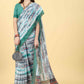 Chanderi Tie And Dye Digital Printed Saree