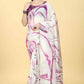 Chanderi Tie And Dye Digital Printed Saree