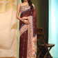 Women's Cotton Blend Paithani Animal Digital Printed Saree