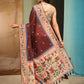 Women's Cotton Blend Paithani Animal Digital Printed Saree
