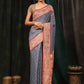 Women's Cotton Blend Paithani Animal Digital Printed Saree