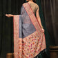 Women's Cotton Blend Paithani Animal Digital Printed Saree