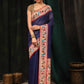 Women's Cotton Blend Paithani Animal Digital Printed Saree