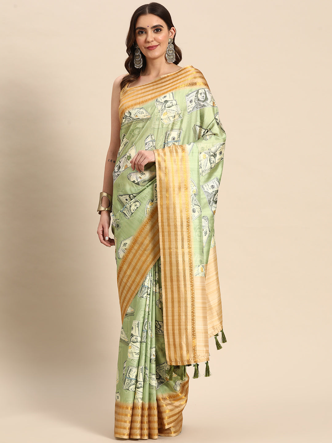 Digital Print Soft Silk Saree