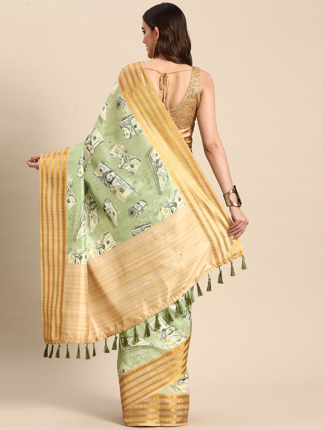 Digital Print Soft Silk Saree