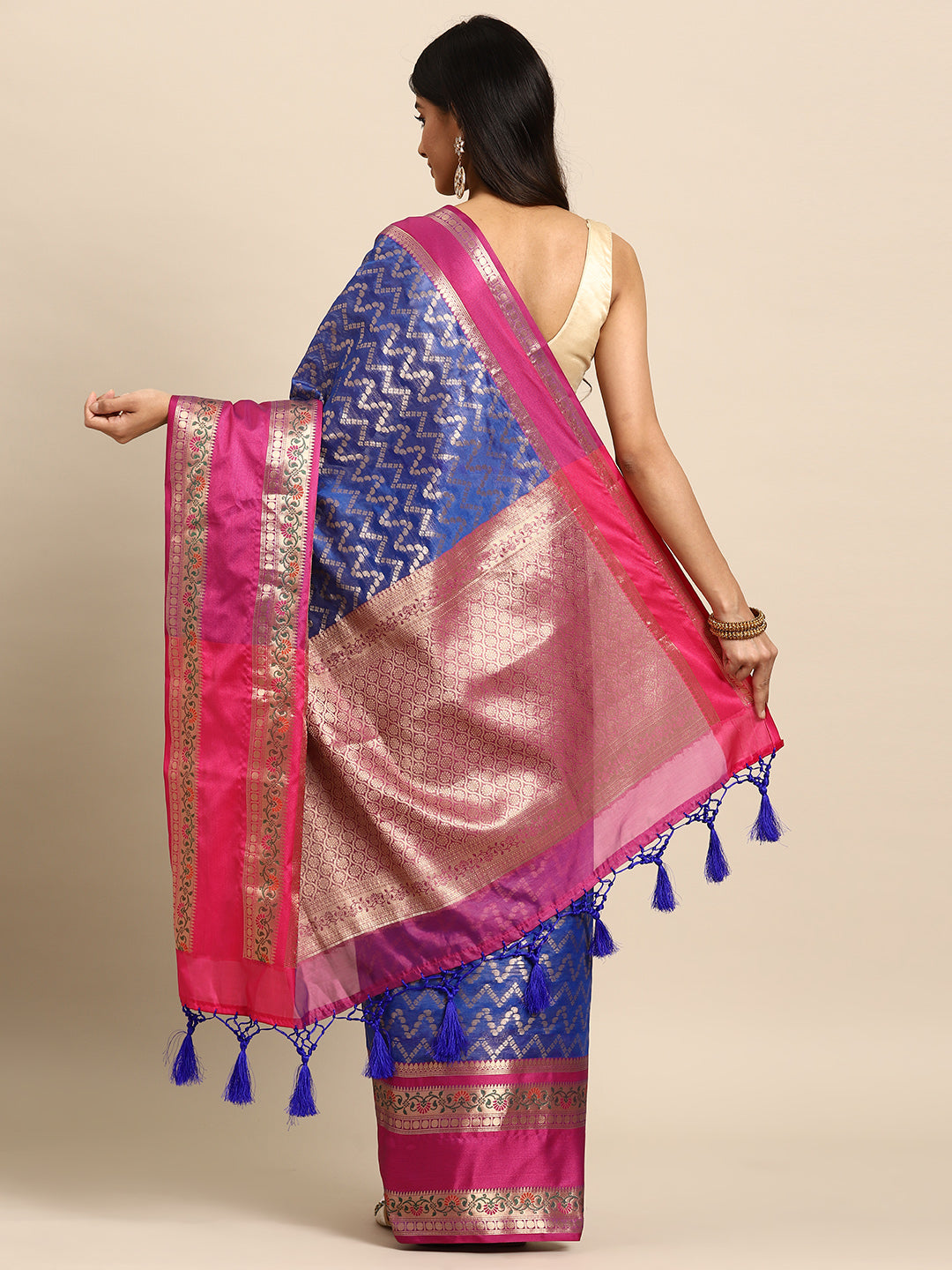 Women's Heavy Zari Bollywood Style saree