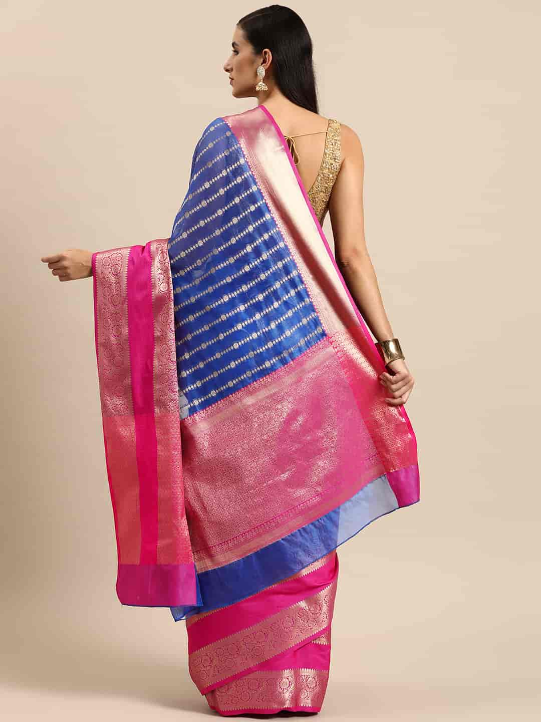 Women's Heavy Zari Bollywood Style saree