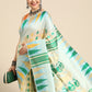 Floral Woven Thread Pure Cotton Jamdani Tant Saree