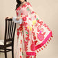 Woven Design Ethnic Motifs Phulkari Pure Cotton Jamdani Saree