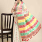 Woven Design Ethnic Motifs Phulkari Pure Cotton Jamdani Saree